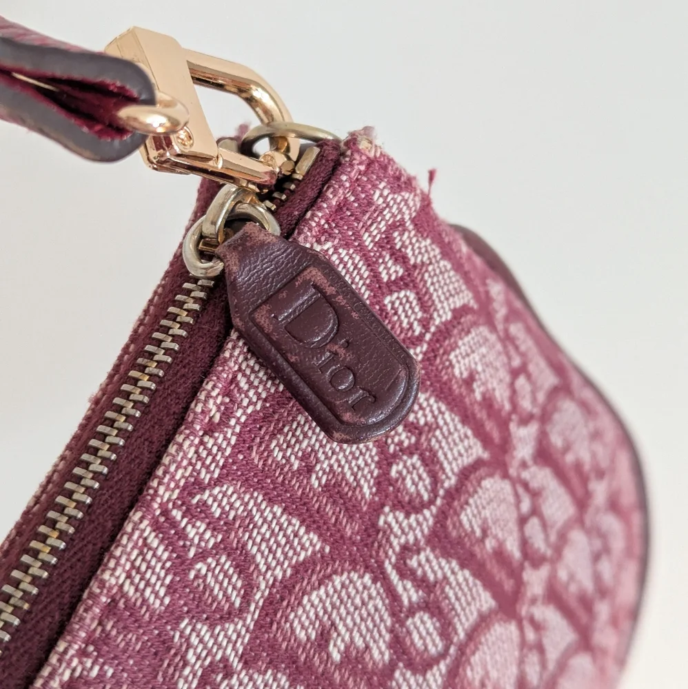 Dior trotter saddle bag - Merlot color - Picture 5 of 16